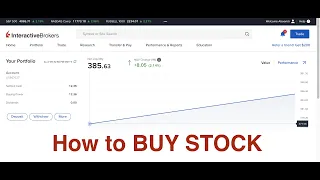 Покупка первой акции на Interactive Brokers