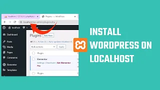 How to install WordPress locally on localhost using Xampp? #WordPress 39