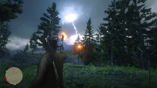 RDR2 - If you desecrate the burial of Indians, this happenes