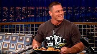 John Cena Demands Cookies From Conan | Late Night With Conan O'Brien