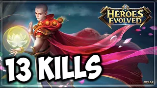 Heroes Evolved - Sunmonk Build | New Hero | Ranked Gameplay