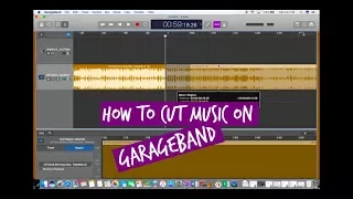 HOW TO CUT MUSIC ON GARAGEBAND 2018 | Version 10.2.0