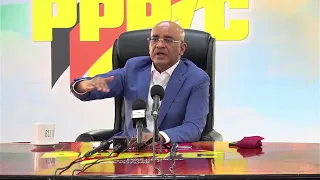 Press Conference by the General Secretary of the PPP  Dr. Bharrat Jagdeo. February 29, 2024