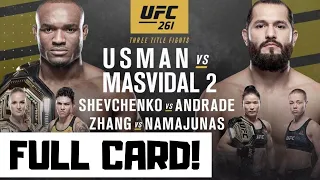 UFC 261 Predictions Usman vs Masvidal 2 Full Card Betting Breakdown