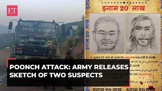 Poonch IAF convoy attack: Indian army releases sketches of 2 terrorists; announces Rs 20 lakh reward