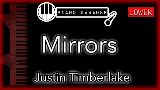 Mirrors (LOWER -3)  - Justin Timberlake - Piano Karaoke Instrumental