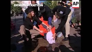 Several anti-waterboarding groups demonstrated the technique on the streets of Washington, DC.  The