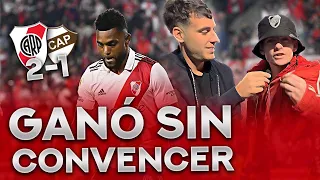 RIVER LE GANÓ 2-1 A PLATENSE / REACCIÓN CON LOS HINCHAS