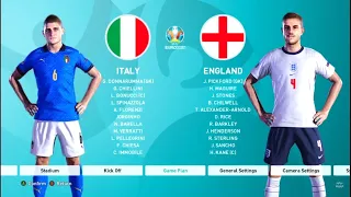 Pes 2021 - Italy vs England EURO 2020 gameplay PC