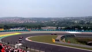 F1 2014 Hungarian GP - Battle for the 1st (Alonso, Hamilton and Ricciardo)