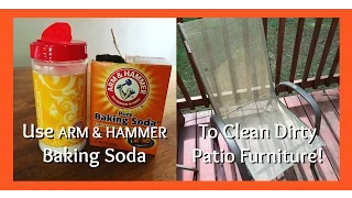 Use Baking Soda to Clean Patio Furniture