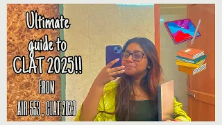 The only video you need to see to crack CLAT 2025. ( Section-wise strategy, syllabus etc etc)