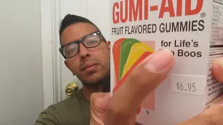 ASMR GUMMY BAND-AID CANDY EATING SOUNDS NO TALKING **GUMI - AID**