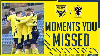 MOMENTS YOU MISSED | Oxford United vs AFC Wimbledon