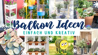 Besondere Balkon Ideen | DIY Balkon einfach gestalten mit wenig Geld und Platz | TRYTRYTRY