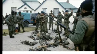 Falklands War begins (exhibition) (40th anniversary) (2) (UK) - ITV News - 2nd April 2022