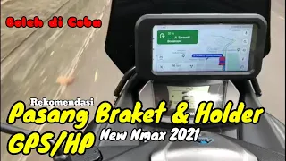 Terbaru!! Turtorial Pasang Holder GPS & HP di New Nmax 2021