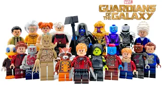 LEGO Guardians of the Galaxy Vol.1 How to build / Upgrade All Main Characters