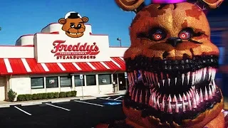 BUILDING THE FNAF 4 HOUSE AND NIGHTMARE ANIMATRONICS || Five Nights at Freddys Animatronic Universe