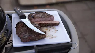 Grilling Beef Cross Rib Steaks on the Weber Traveler Grill | Old Fashion Red Franks