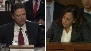 Sen. Harris asks Comey if it was appropriate for Sessions to be involved in firing after recusal