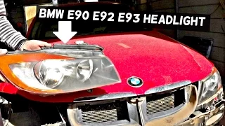 BMW E90 E92 E93 HEADLIGHT REMOVAL REPLACEMENT 325I 328I 330I 335I 320D 316I 318I 335D