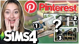 Recreating A Real Life Floor Plan Build Challenge BUT Pinterest decides my build!! SIMS 4🏡🌟