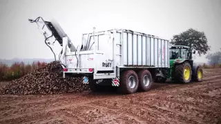 Fliegl ASW die Überladetechnik im Einsatz