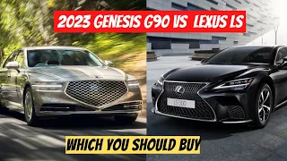 Here's How The 2023 Genesis G90 Compares To The Lexus LS