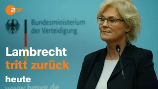 heute 19:00 Uhr vom 16.01.2023 Rücktritt Lambrecht, Wahlrechtsreform Deutschland, Wohlstandskluft