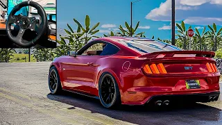 Ford Mustang Widebody | Logitech G920 Gameplay | The Crew Motorfest