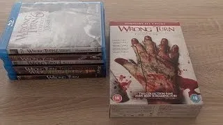 Meine Wrong Turn DVD und Blu Ray Sammlung new