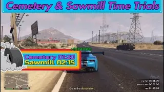 GTA 5 Online: Cemetery & Sawmill Time Trials (Under Par Time)