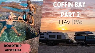 PRIVATE PLUNGE POOLS IN THE CLIFFS!!! COFFIN BAY - PART 2 - Roadtrip Australia - Coffins to Streaky