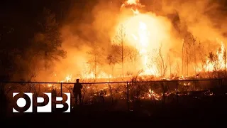 After wildfires destroyed their Oregon town, residents blame utility company