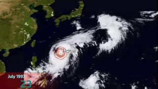 1997 Pacific Typhoon Season Animation v.2