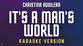 It's A Man's World -  James Brown | Christina Aguilera Karaoke Version