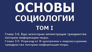 016 Основы социологии том 1, глава 3.8, 3.9