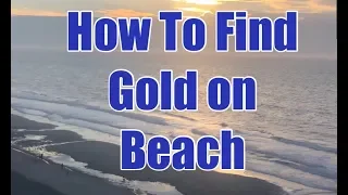 How to find Gold on Beach