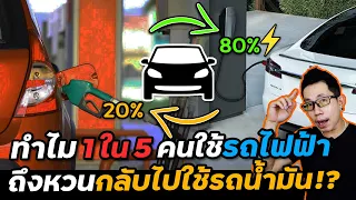 เพราะอะไรคนใช้รถไฟฟ้า ถึงกลับไปใช้รถน้ำมัน(ซะงั้น)!? สิ่งที่ต้องศึกษาก่อนตัดสินใจซื้อ