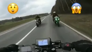 Biker Narrowly Escapes Death | Close Call