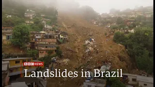 Weather Events - Heavy rains and landslides (Brazil) - BBC - 17th February 2022