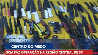 Operação da GCM cerca usuários e apreende drogas no Centro de SP | Brasil Urgente