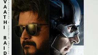 Vaathi Raidu | Master |Thalapathy Vijay And Captain America Version