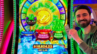 Chasing a Jackpot on this Karma Kat Wheel Slot Machine!