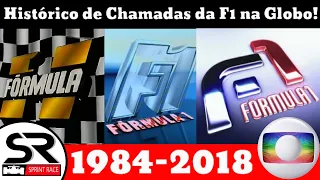 Histórico de Chamadas da Fórmula 1 da Rede Globo (1984 - 2018)