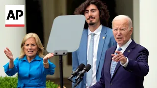 Biden touts record, hits Trump, at White House Cinco de Mayo event