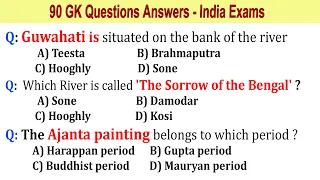 90 QUIZ || General Knowledge || GK Questions Answers || India GK Quiz In English | GK | Quiz