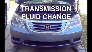 Honda Odyssey Transmission Fluid Change - EASY!