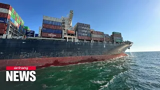 Cargo ship leaves Ukrainian port despite fears over Russian navy attack on Black Sea